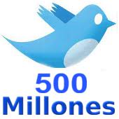 twitter - 500 millones