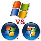 Windows XP contra Vista y 7