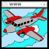 avión web