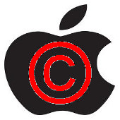 Apple copyright (rojo)