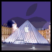 Apple Francia (piramide louvre)